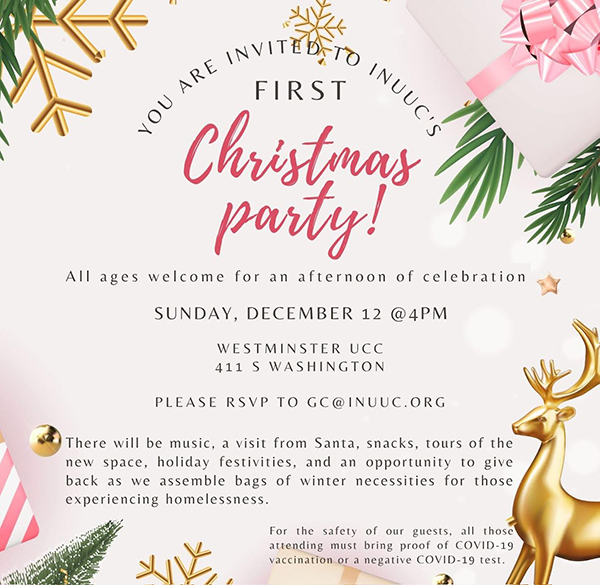 Christmas Party Inland Northwest Unitarian Universalist Community